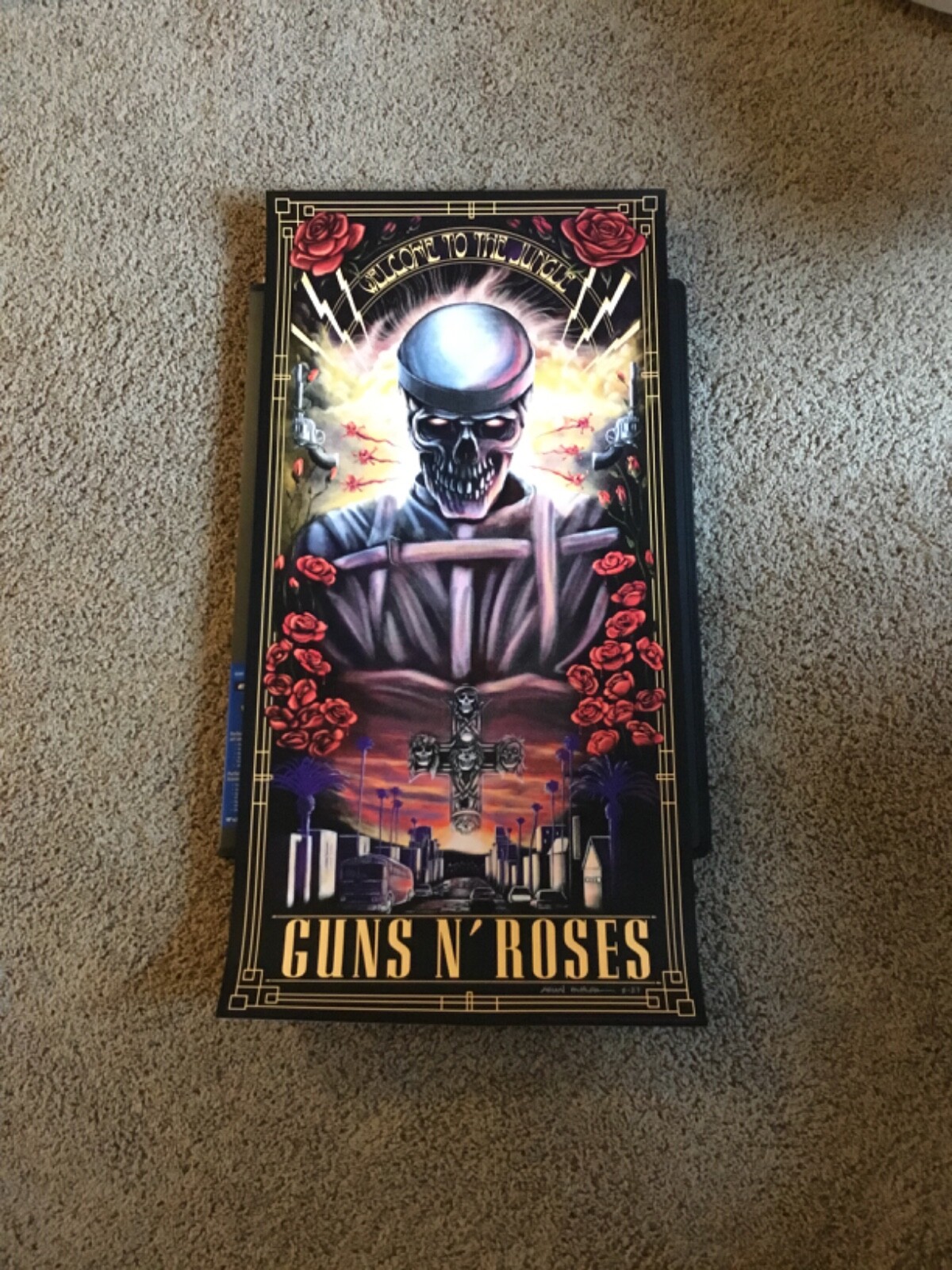 ポスター付 美盤 GUNS - WELCOME TO THE JUNGLE Guns N' Roses – Welcome To The Jungle – Vinyl (Poster Sleeve
