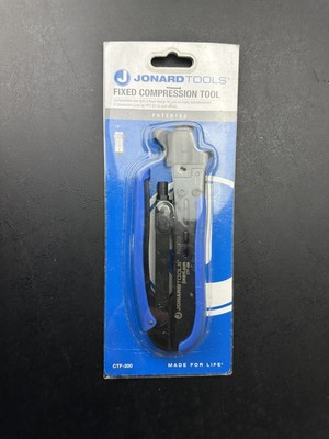 Jonard Tools Ctf-200 6 7/8 In Crimper Longer Style F-Connectors BRAND NEW
