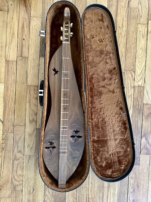 Appalachian Mountain 4 String Dulcimer Fancy Walnut hand made by Warren A May