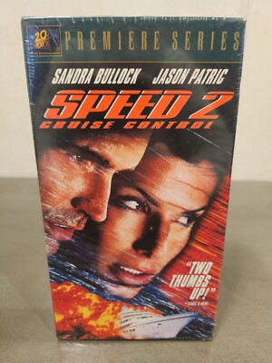 Brand New Sealed Speed 2 Cruise Control VHS 1997 20th Century Fox