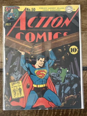 Action Comics 50 Original Front Cover Only Iconic Superman Pose Combine Shipのebay公認海外通販 セカイモン
