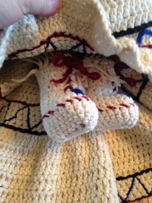 Native American Collectible Doll Handmade Dress and Boots 1988 Vintage