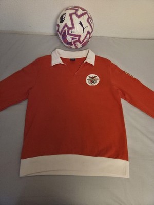 RETRO S.L.B. BENFICA HOME SHIRT 1960 /61 FOOTBALL CLUB SIZE SMALL P2P 20" 🇬🇧