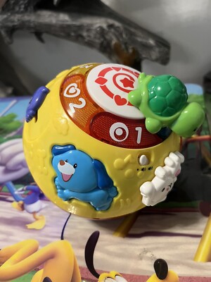 VTech Wiggle & Crawl Ball 6-36 Months Flashing Lights 45+ Songs Sounds 1849