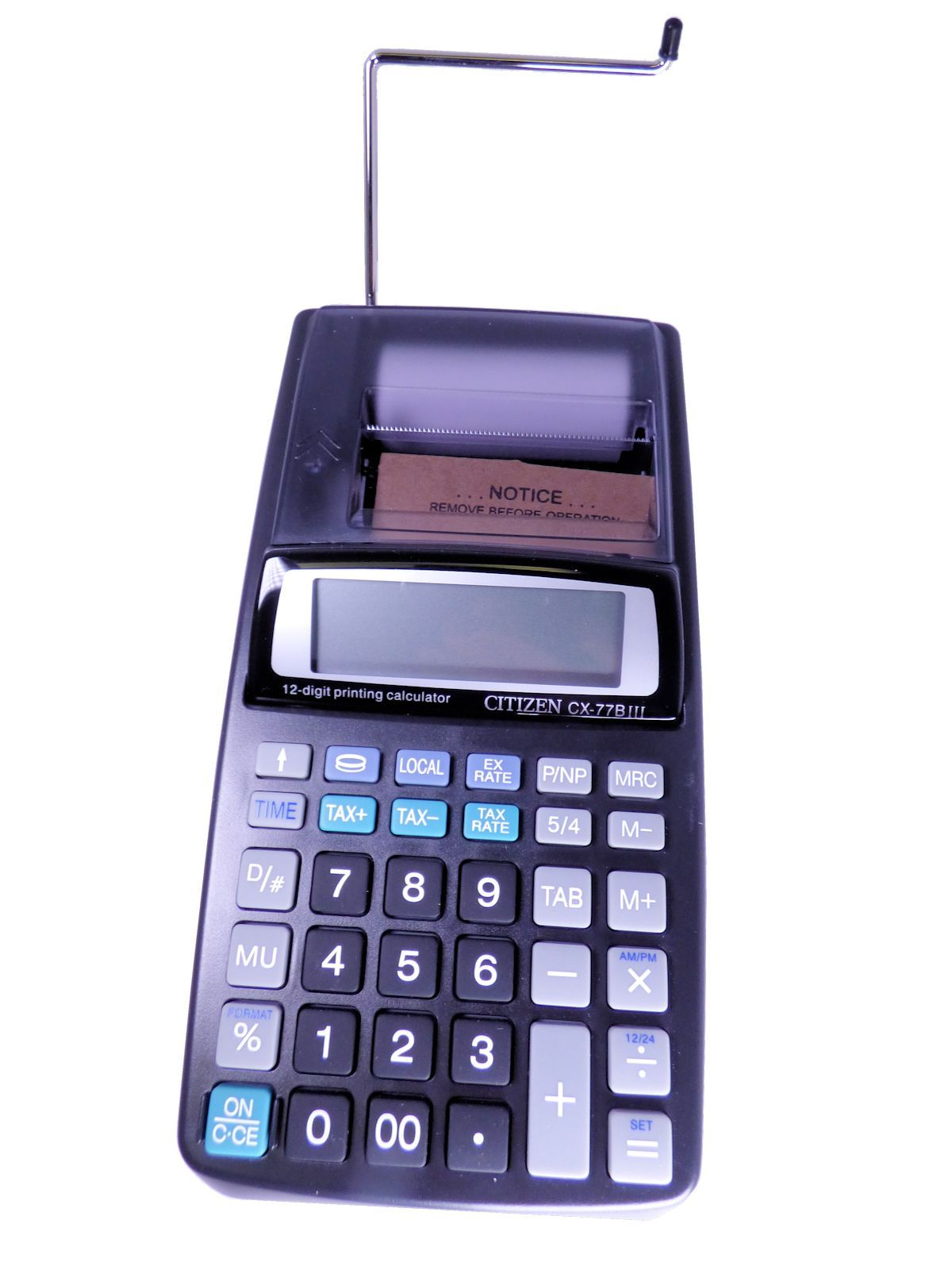 Tischrechner Citizen® druckend druckender mobiler Bürorechner Rechner CX-77BIII 