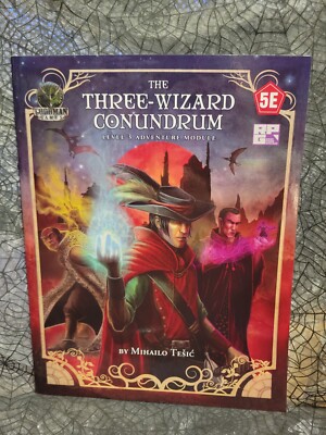 Three Wizard Conundrum Free RPG Book 2022 5E D&D Fantasy Adventure