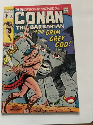 Conan 3(1970)-low distribution-1st Borri the Grey God