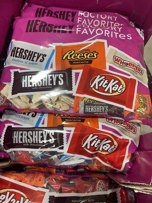 WOW  CLEARING OUT  Hershey  4.29 Lbs Factory Favorites    BB-7/24  