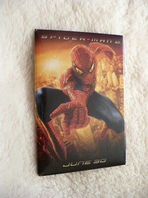 OD- 2003 MARVEL CHARACTERS SPIDER MAN 2 PIN BADGE  #25974 (MINT CONDITION!!!