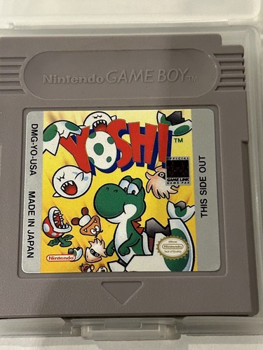 Yoshi- W/ Plastic Case (Nintendo Game Boy, GB) Gameboy