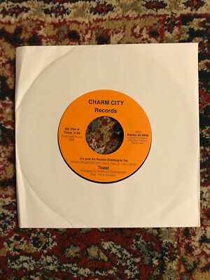 Toast ~ It's Just An Illusion 7'' 45 Repress New Sold Out