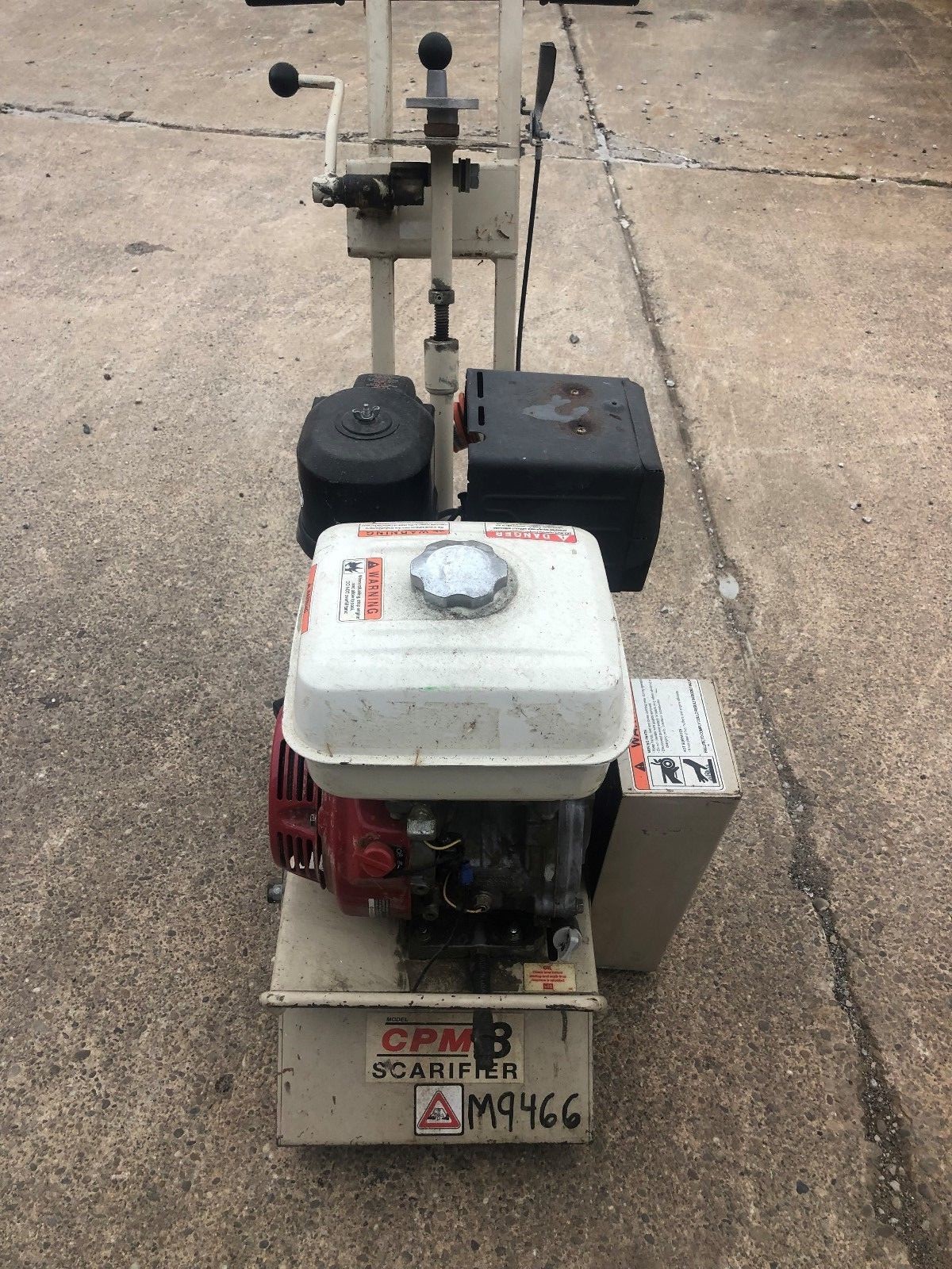 Edco CPM8-9H gas powered concrete crete plane scarifier grinder planer