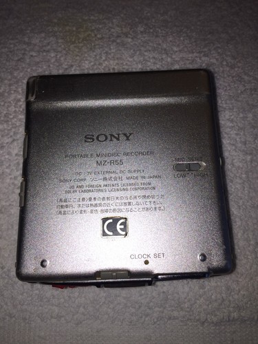 Sony MD Walkman MZ-R55 Portable Minidisc Recorder Player as-is