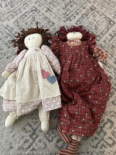 Vintage Raggedy Ann Like Dolls