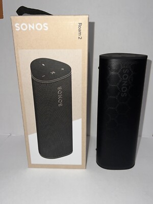 Sonos Roam 2 Portable Waterproof Bluetooth Speaker - Black
