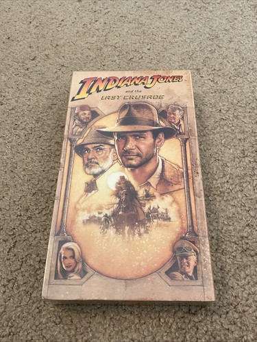 GG★INDIANA JONES AND THE LAST CRUSADE Indiana Jones & the Last Crusade VHS Tape Factory Sealed New