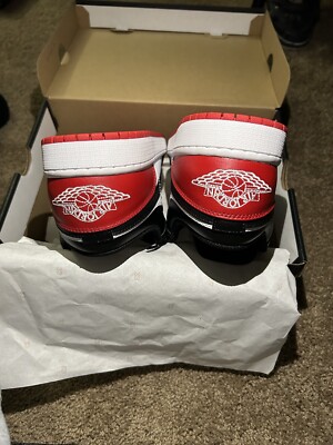 Size 10.5 - Jordan 1 Low Bred Toe
