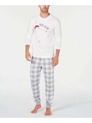 

FAMILY PJs Белая футболка с рукавом 3/4 Lounge, Белый