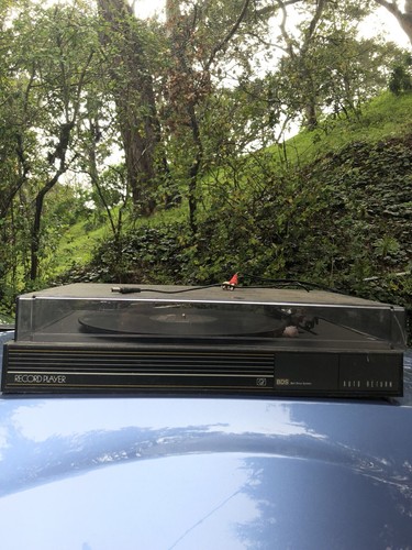 vintage turntable record player