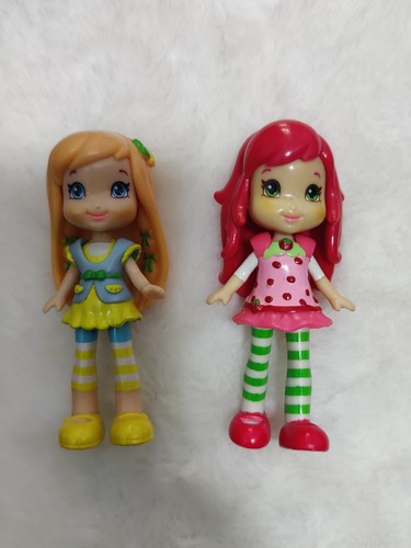 【ずんぐりむっくりさん専用】Dorry Doll Strawberry Shortcake 3” Mini Dolls, Dog, Plum Pudding
