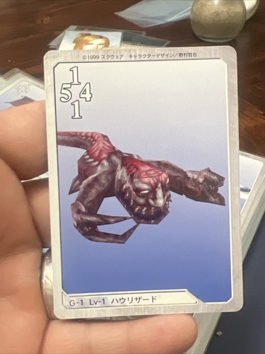 1999 Final Fantasy VIII Bandai Japanese Carddass Masters