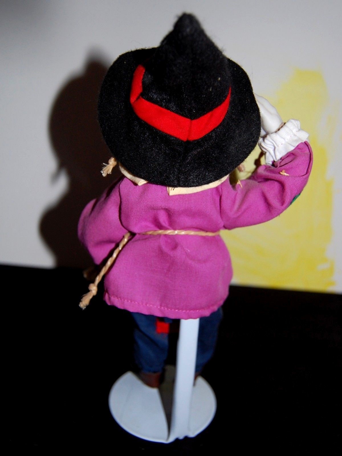 Set of 3 Wizard of Oz Character Dolls, Dorothy, Tin Man, Scarecrow.