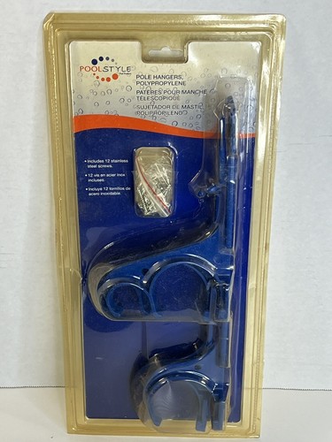 Polestyle Swimming Pool Combo Holder Pole Vacuum Hose & Net Set -Holder Only NEW