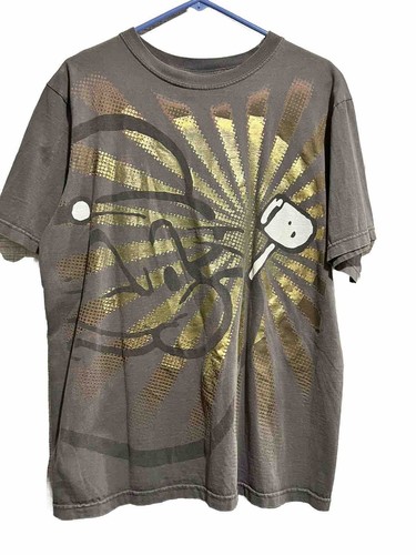 Popeye T Shirt Mens Large Dk Grey Wikd Tag Abstract Graphics
