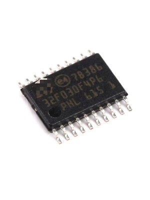 10PCS STM32F030F4P6 STMICROELECTRONICS MCU, 32BIT, CORTEX-M0, 48MHZ TSSOP20