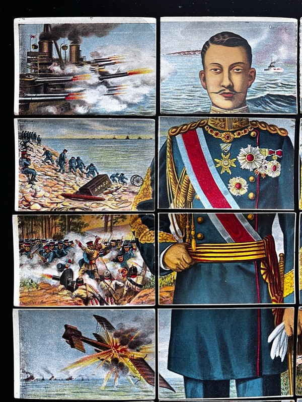 昔のカード 1919 Mutsuhito Emperor Meiji Japan World War I WWI Cards Set Jaime