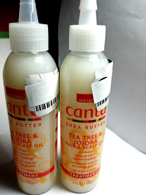 Cantu Shea Butter No Drip Hair - Scalp Oil, 6 oz (Pack of 2)