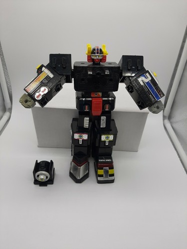 Power Rangers Lightspeed Rescue Supertrain Deluxe 9" Megazord Figure Bandai read