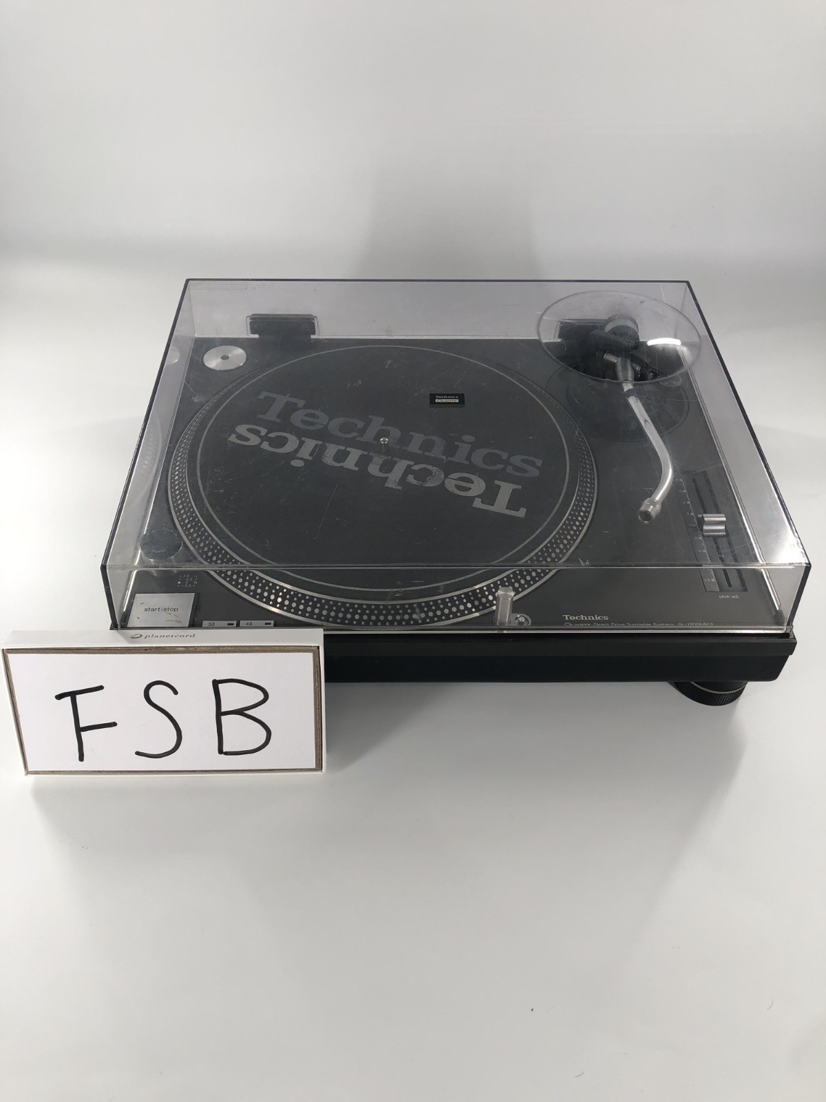 Technics SL-1200MK3 Turntable Black DJ Working Tested Video From