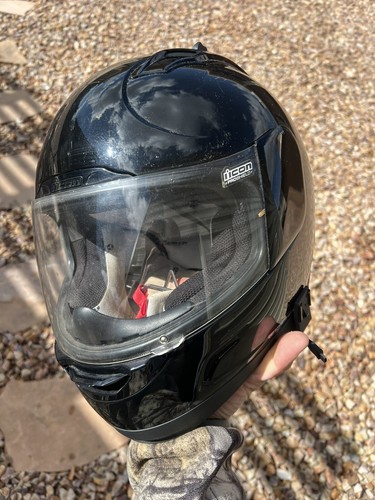 Ahhh315 専用　Icon Alliance Dark ヘルメット Icon Alliance Dark Helmet Review from SportbikeTrackGear.com