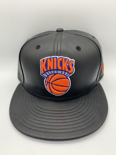New York Knicks Leather 7 1/2 59Fifty New Era Hat Fitted Cap