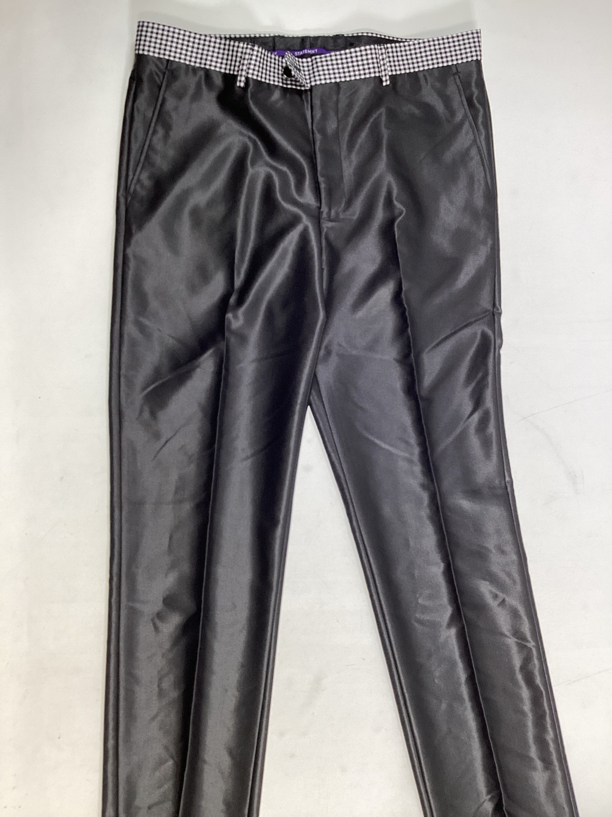 Mens Statement Black Dress Pants Size 36W NWOT