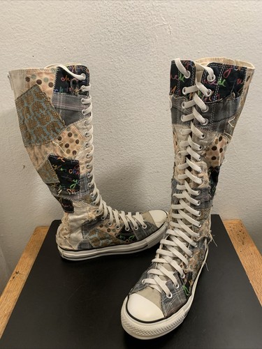 Converse VTG All Star Chuck Taylor Patchwork Knee High Top