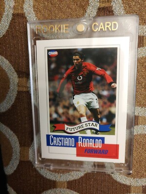 2004 Cristiano Ronaldo  Manchester United  OMR Rookie card RC. Portugal 40% off 