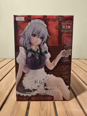 Sakuya Izayoi | Touhou Project | Video Game Anime Noodle Stopper Figure | FuRyu
