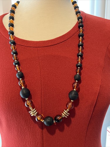 □VINTAGE HOLLYWOOD□ Vine Beads Necklace VH2435NE011M