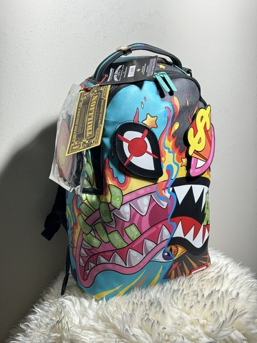 SPRAYGROUND DAZED & SHARK DOUBLE LIFE (WITH REMOVABLE EYE PA