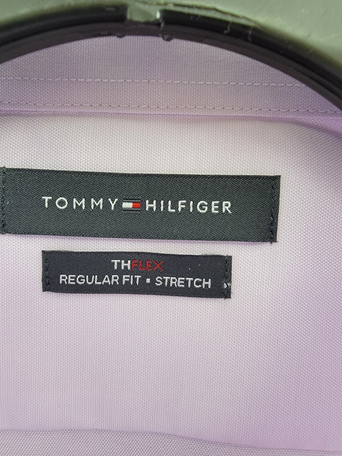 Tommy Hilfiger TH Flex Regular Fit Stretch Oxford Dress Shirt Men's 15.5 32-33 - Picture 17 of 18