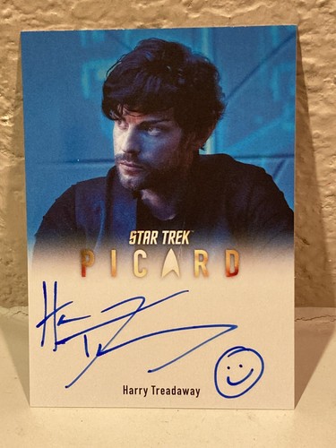 Star Trek Picard Season 1 Autograph Card A42 Harry Treadaway