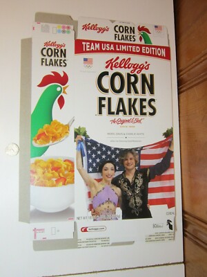 Sochi 2014 Winter Olympics Cereal Box Ice Dancing Davis White USA Gold Medal NEW