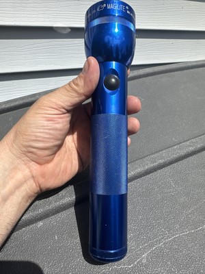 Maglite ML300L LED 3-Cell D Flashlight, Blue 3-D Cell