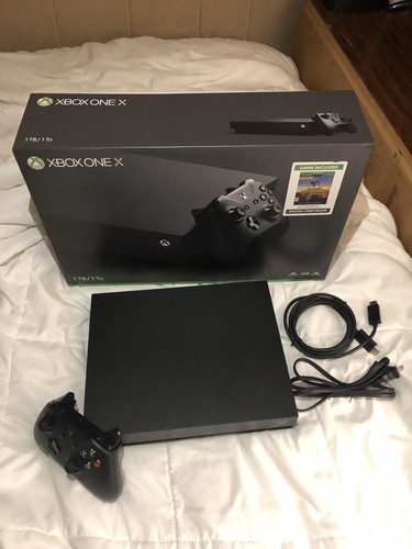 Microsoft Xbox One X 1TB Black Console