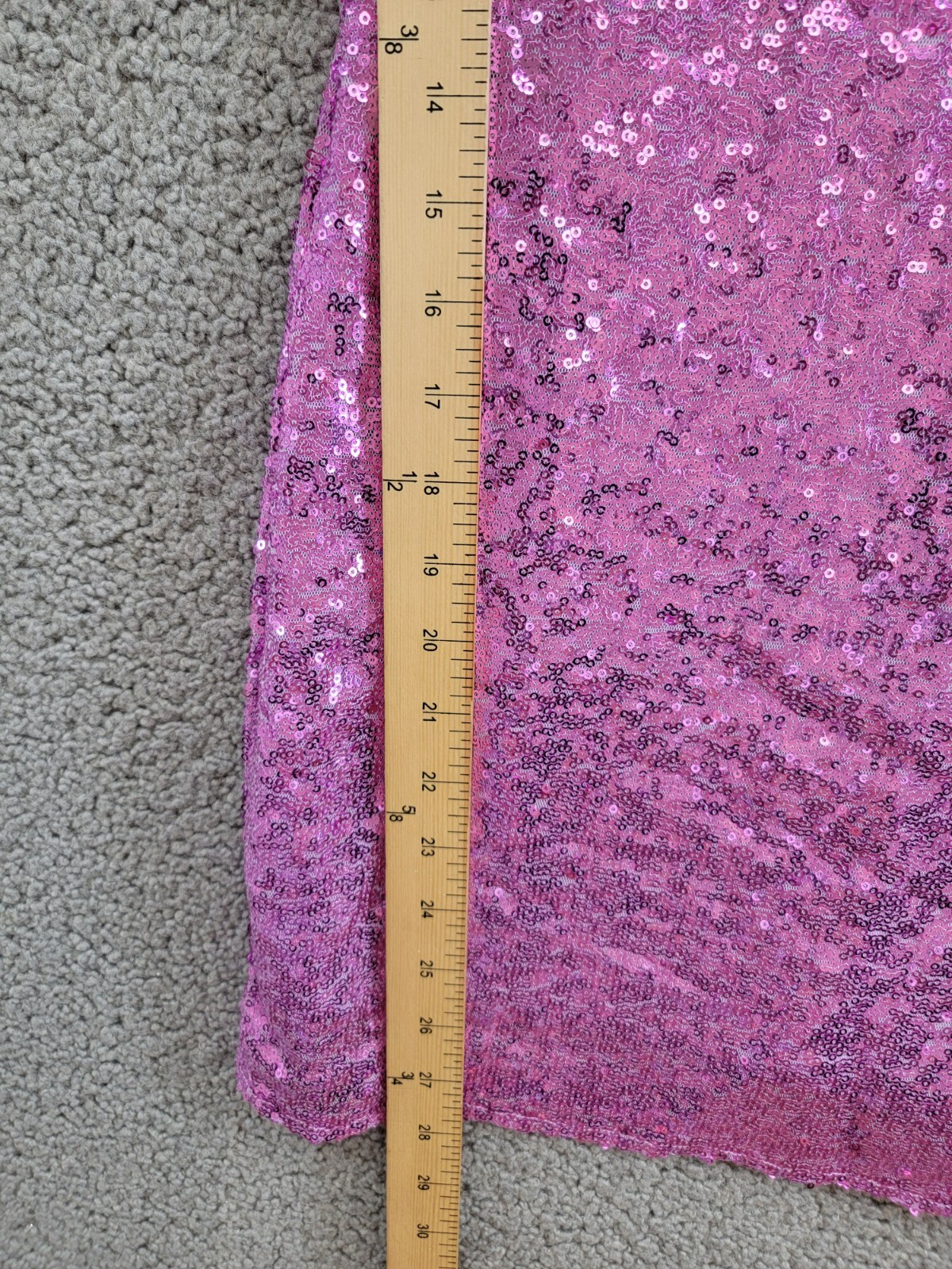 With Jules Sleeveless Sequin Bodycon Dress Big Girls L Lilac Round Neck Pullover - Picture 7 of 15