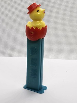 Vintage Thin Feet 3.9 Patent Easter Chic In Red Soft Shell Pez Dispenser 