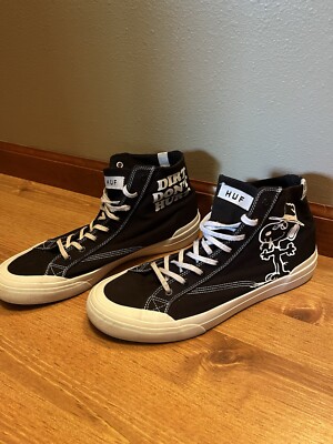Huf Men s Skateboarding Shoes Peanuts Snoopy Size 10 Canvas