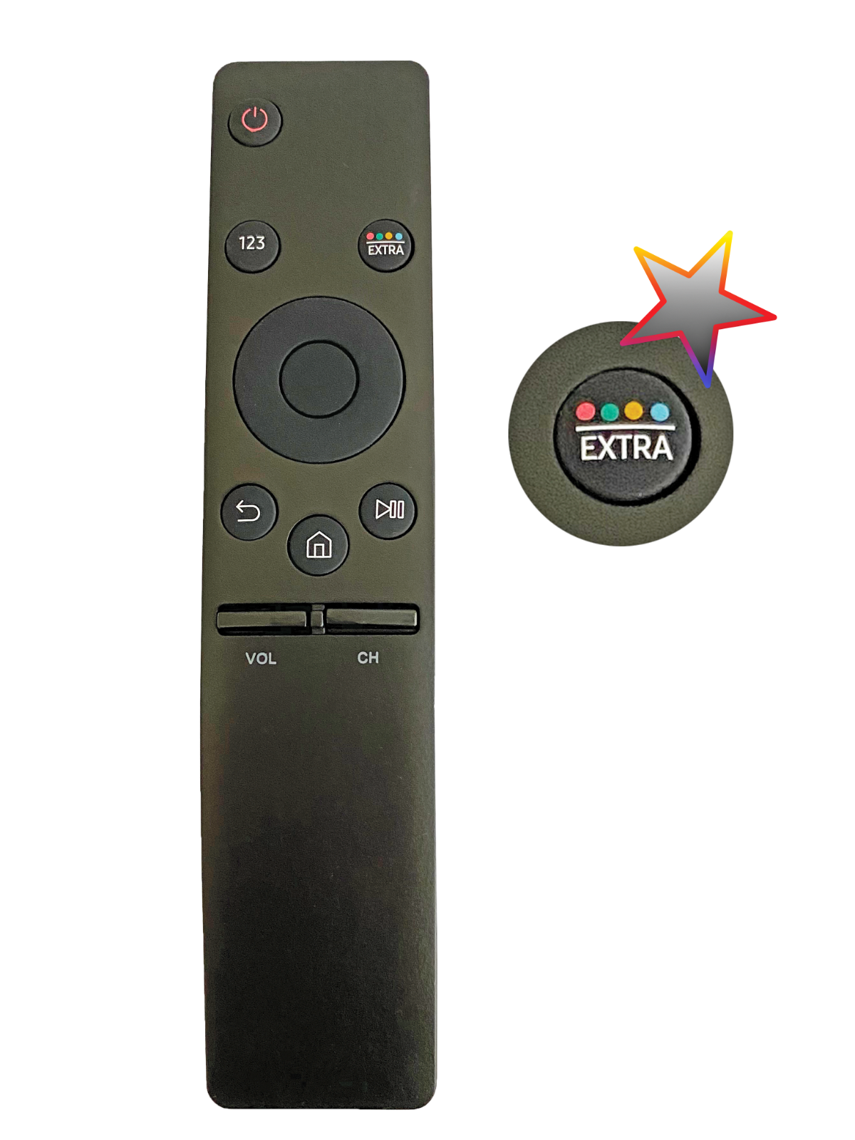 Samsung TV Replace Remote for UN49KS8500FXZA UN55KS8500F UN65KS8500F UN65MU6500F